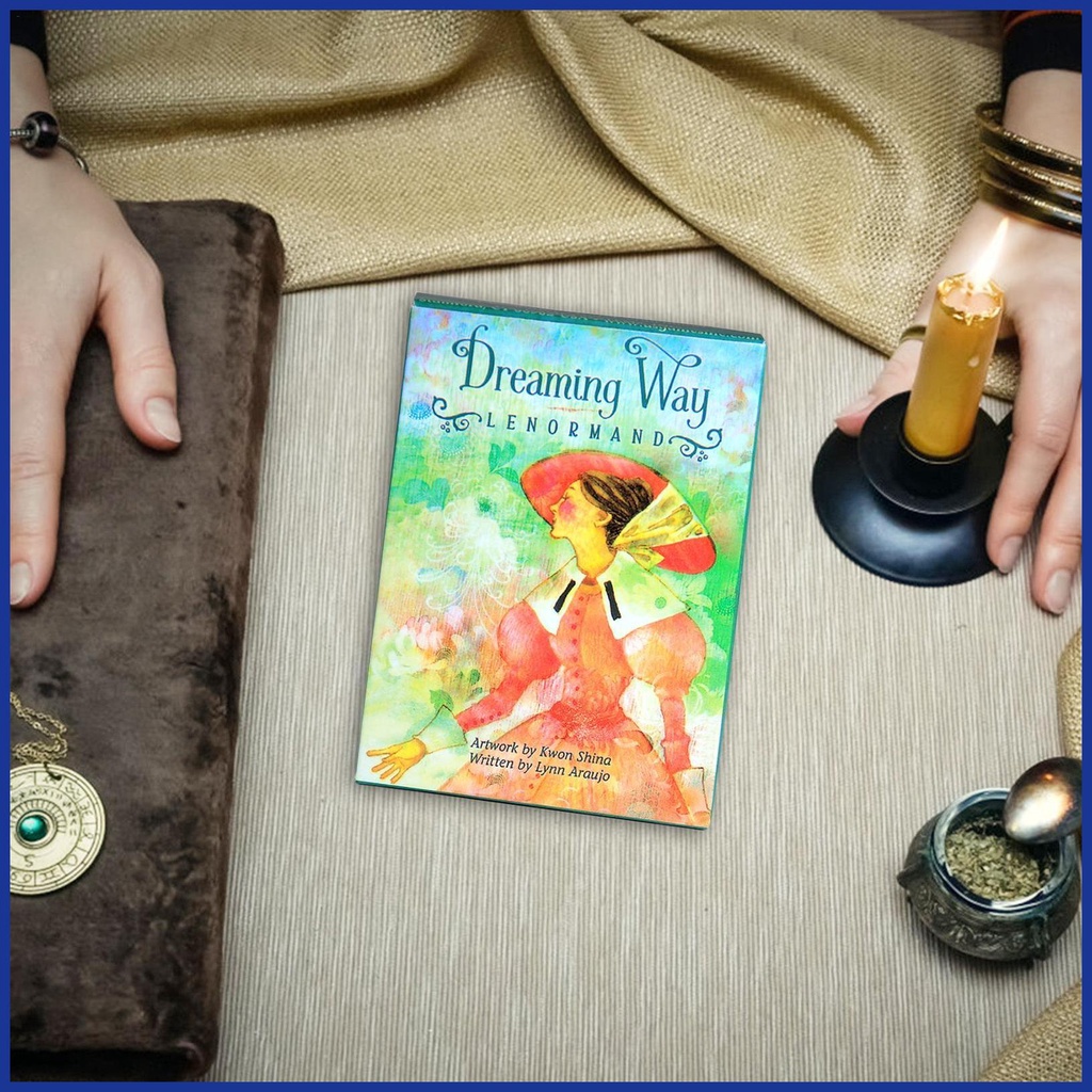 Bộ Thẻ Bài tarot Phiên Bản Tiếng Anh dreaming way lenormand oracle