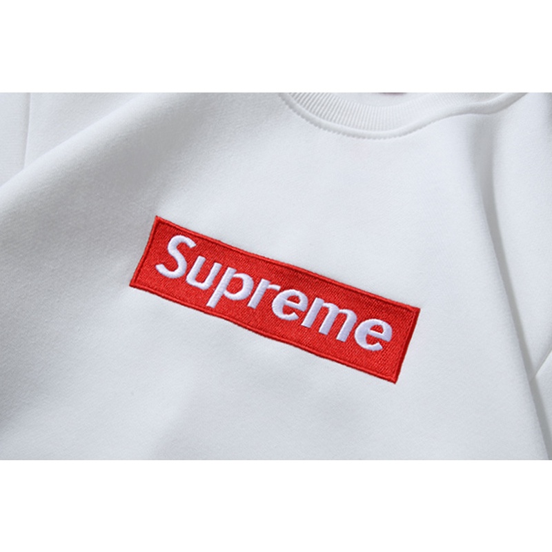 Supreme-lassic Mười ngàn Kim Thêu Nhãn Áo Len Lông Xù Màu Đỏ Đẹp Đặc Biệt Cho Cả Nam Và Nữ