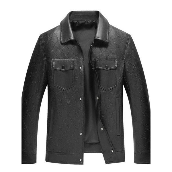 Áo Khoác Da Mỏng In Hình Cá Tính Thời Trang Xuân Thu 2023 Cho Nam