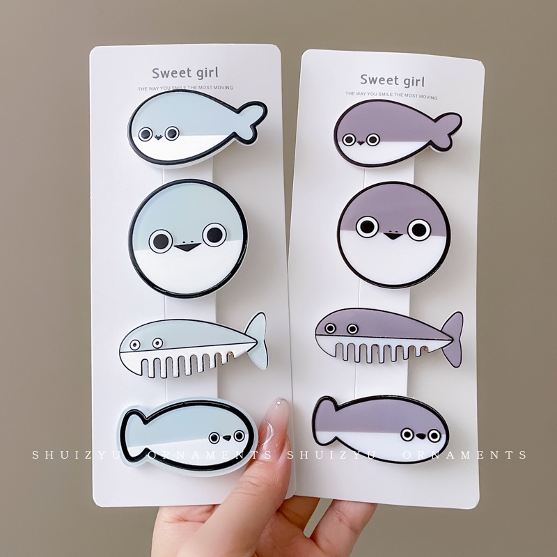 Kẹp Tóc Hình Cá Nhỏ Dễ Thương Cho Bé Gái