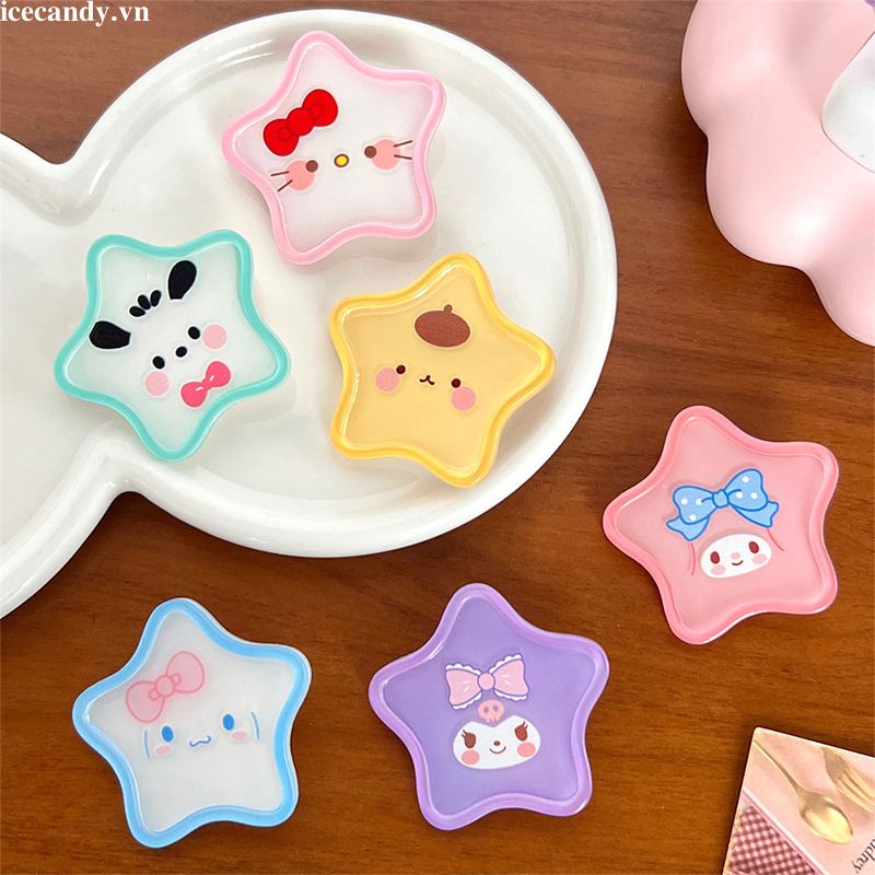 🥟ice🥟Kẹp tóc ngôi sao năm cánh Dopamine Kẹp tóc hoạt hình Kẹp tóc đa năng