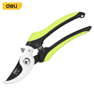 Kéo Cắt Tỉa Cành Cây Deli Chính Hãng 210mm - Lưỡi Thép Sắc Bén, Siêu Bền, Tay Cầm Đệm Cao Su An Toàn, Chắc Chắn