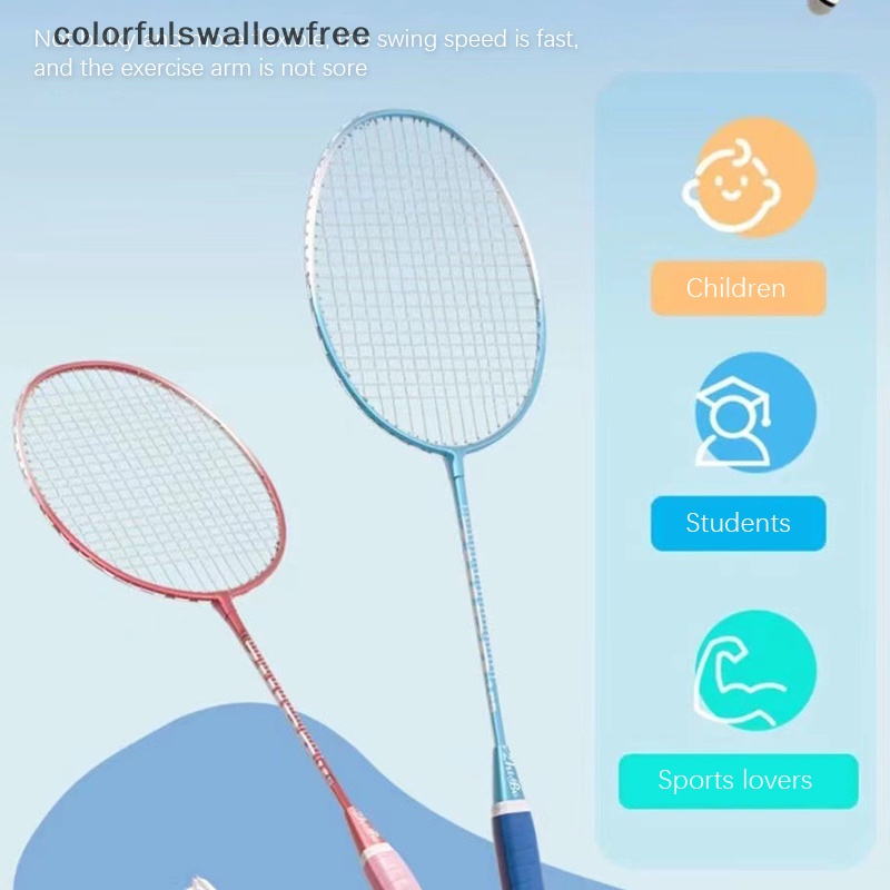 Bộ Vợt Cầu Lông Đơn / Đôi Siêu Nhẹ Bền Bỉ Dành Cho Nam Và Nữ abc