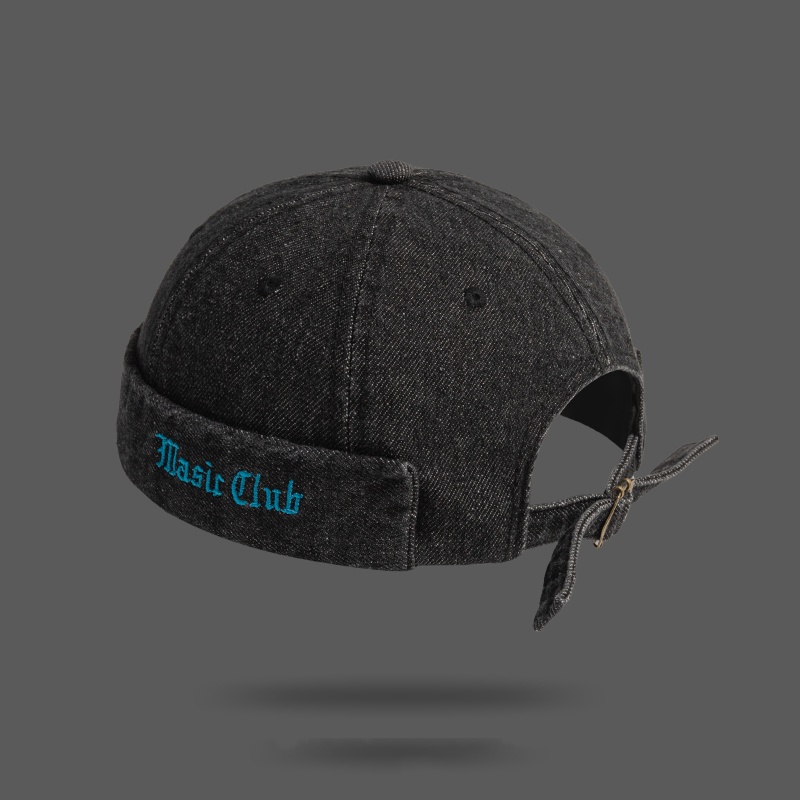 Mũ denim Họa Tiết Thêu Phong Cách hip hop Thời Trang Cho Nam Và Nữ