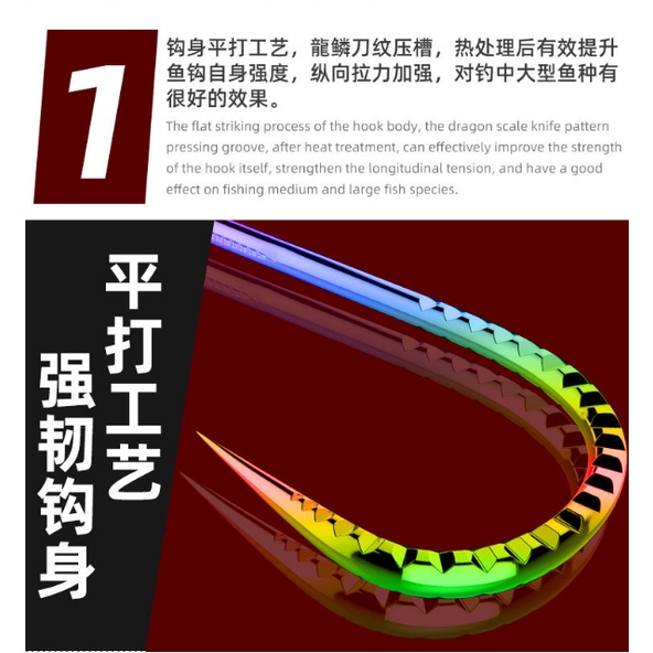 Móc Câu Cá Bằng Hợp Kim Thép kanto Chất Lượng Cao