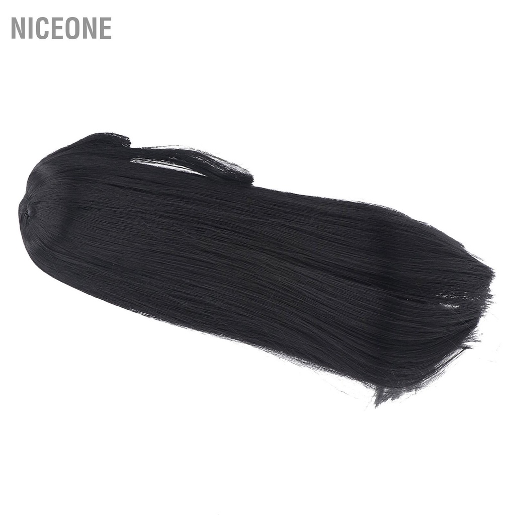 NiceOne  Búp Bê Tóc Giả 8 Đến 9 Inch Chịu Nhiệt Sợi Thẳng 1/3 Thay Thế Bộ Cho DIY