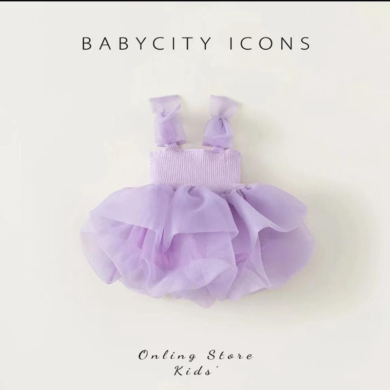 Đầm Công Chúa Thiết Kế Mới Xinh Xắn Thời Trang Mùa Hè Dành Cho Bé Gái