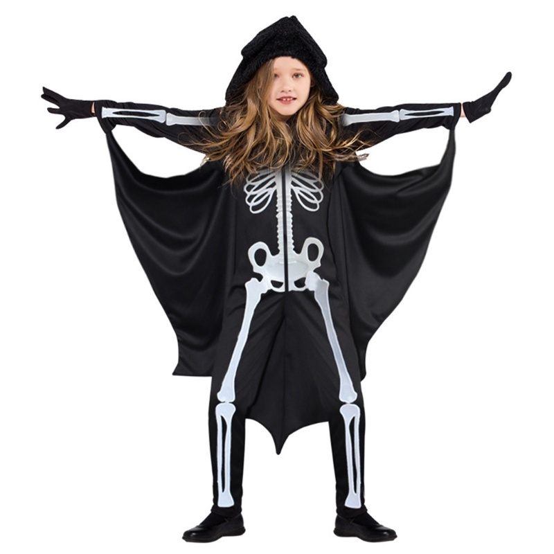 Wmmb Bộ Áo Liền Quần Hóa Trang Ma Cà Rồng / Quần / Mũ Trùm Đầu Và Găng Tay Hóa Trang halloween Cho Bé