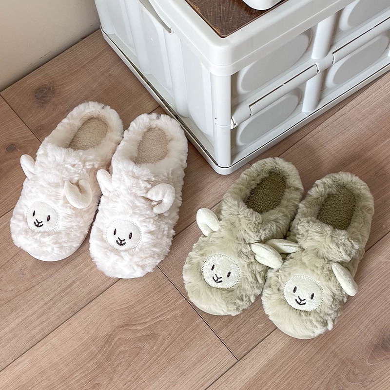 Dép Bông Đi Trong Nhà Hình Hoạt Hình Xinh Xắn Cho Cặp Đôi