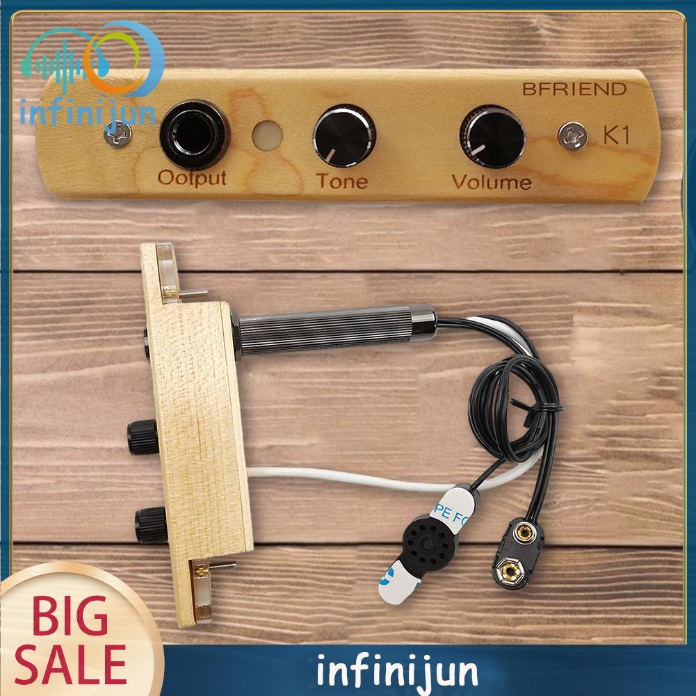 Hộp cajon Trống cajon preamp / pickup Hệ Thống Âm Nhạc Điện Tử