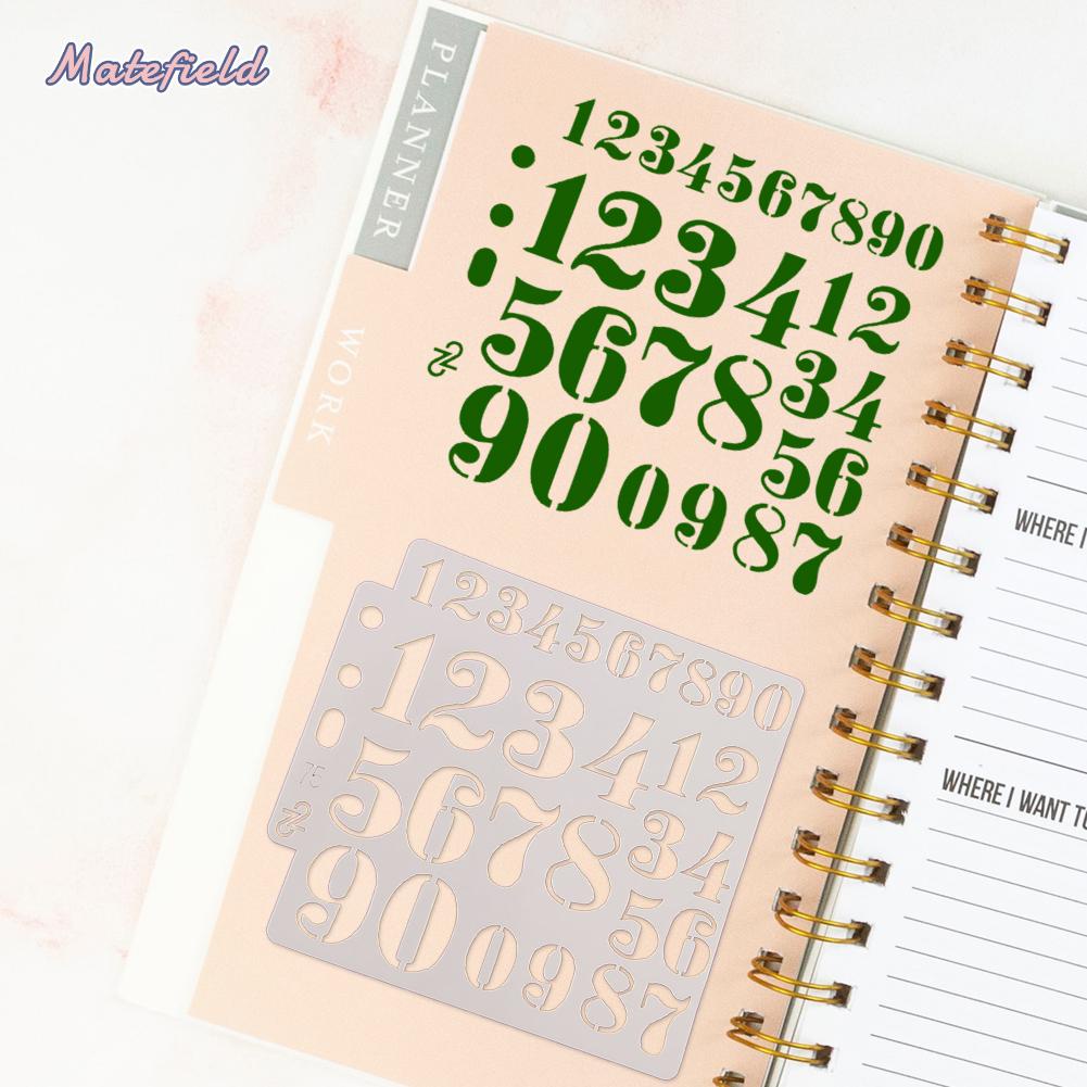 Khuôn Nhựa Phun Sơn Trang Trí Bánh Cà Phê Hình Số diy