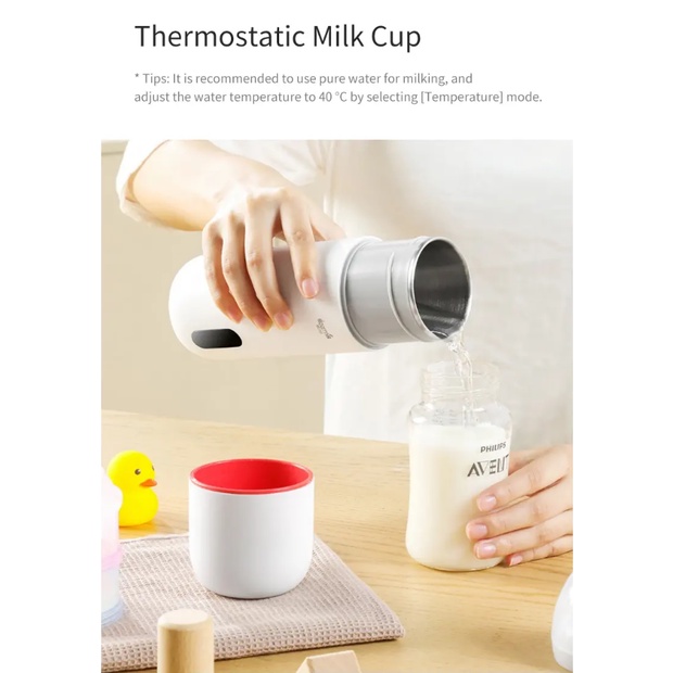 Bình đun nước giữ nhiệt Deerma DR035S portable electric water bottle - Hàng Chính Hãng