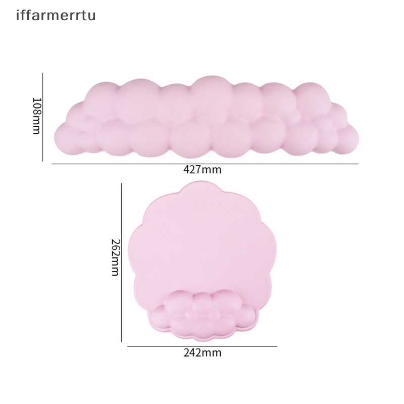 Đệm Kê Cổ Tay Khi Dùng Chuột Bằng Cao Su pu Chống Trượt Hình Đám Mây