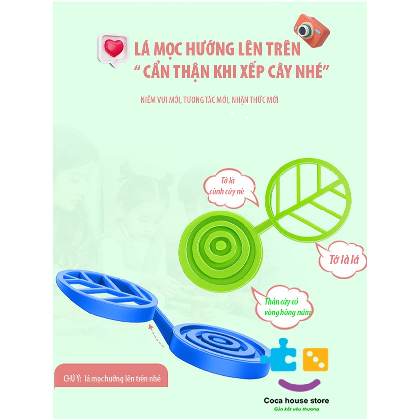 Bộ Đồ Chơi Xếp Hình Cây Cân Bằng Nhiều Màu Sắc Sáng Tạo Cho Bé, Đồ Chơi Giáo Dục Sớm, Đồ Chơi Montessori