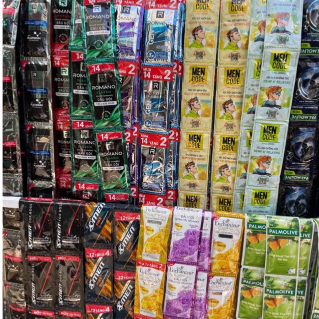 Dây Sữa Tắm Các Loại 10-16 gói Hàng Công Ty