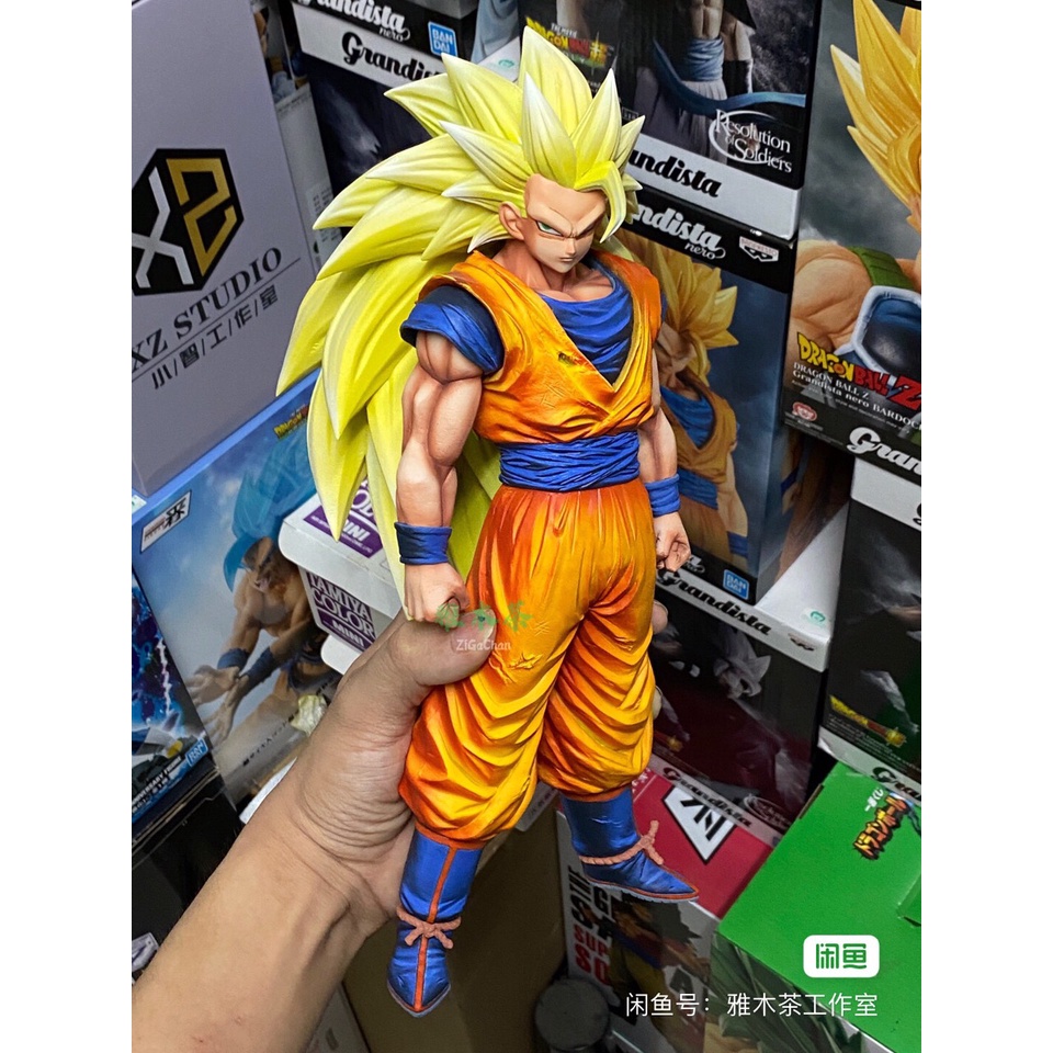 Mô hình songoku ssj 3 siêu nét - mô hình dragonball