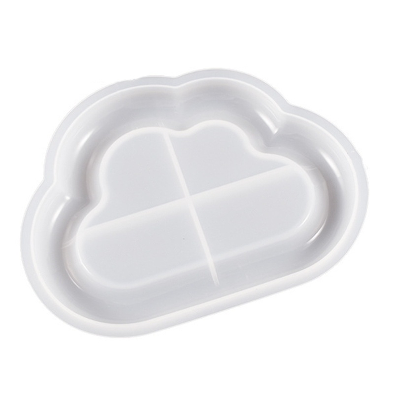 Flgo Khuôn Silicon Hình oval / Đám Mây / Trái Tim / Hoa Tiết Kiệm Không Gian Làm Đĩa resin diy Tại Nhà