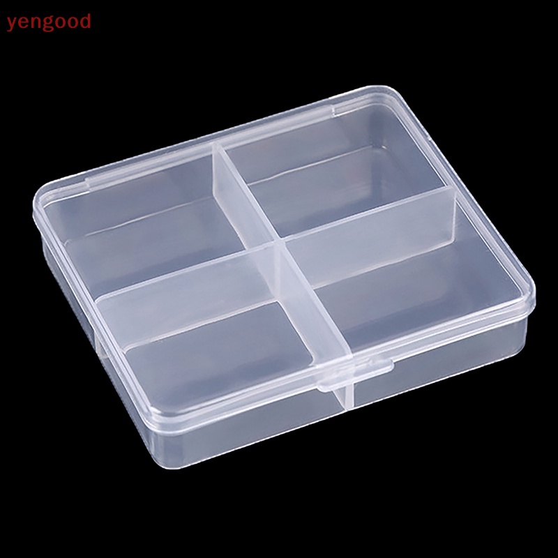 Dpfksp Nhựa Vuông Trong Suốt Hộp Bảo Quản Vật Dụng Nhỏ Đồ Lặt Vặt Tổ Chức Hộp Đựng Trang Sức Hạt Hộp Đựng Dụng Cụ Phụ Kiện