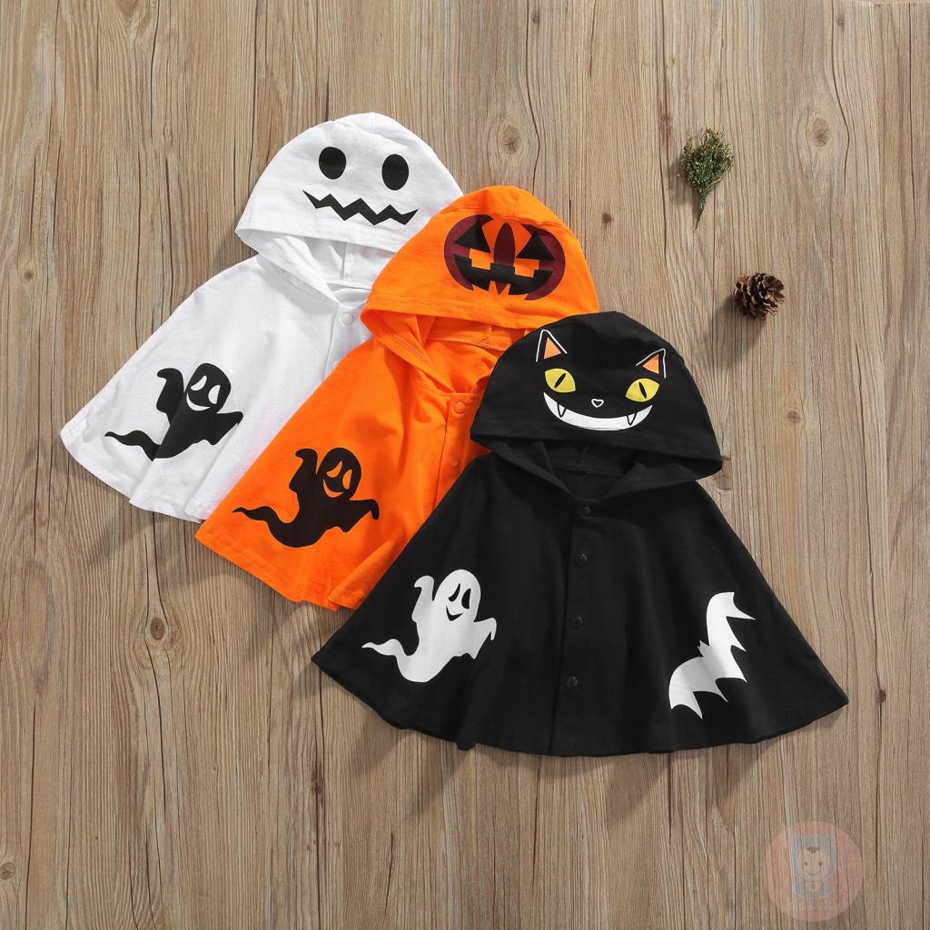 Laa6-áo Khoác Có Nón In Họa Tiết halloween Hoạt Hình Cho Bé 9 Tháng-3 Tuổi