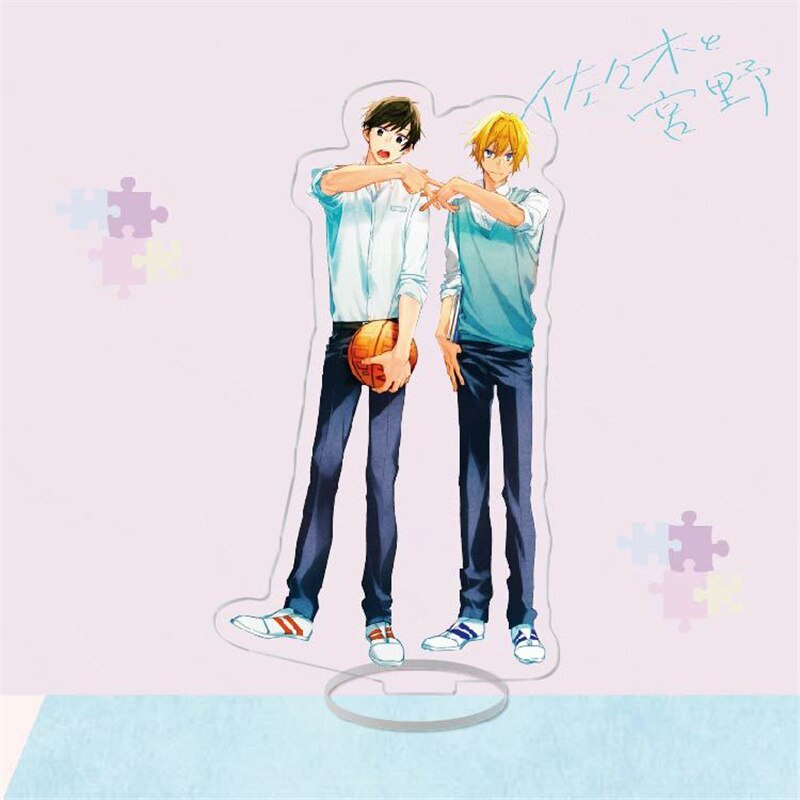 Mô hình Standee BL Anime Sasaki to Miyano Acrylic Manga Anime BL Nhật bản Yaoi Đam Mỹ phụ kiện trang trí để bàn