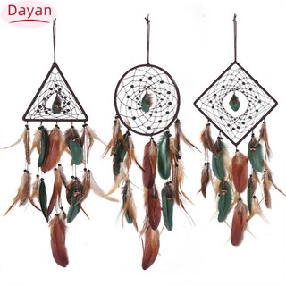Dream Catcher Cho Phòng Ngủ Treo Tường Thủ Công Trang Trí Hình Học Độc Đáo Truyền Thống Lông Dreamcatcher Tường Nhà