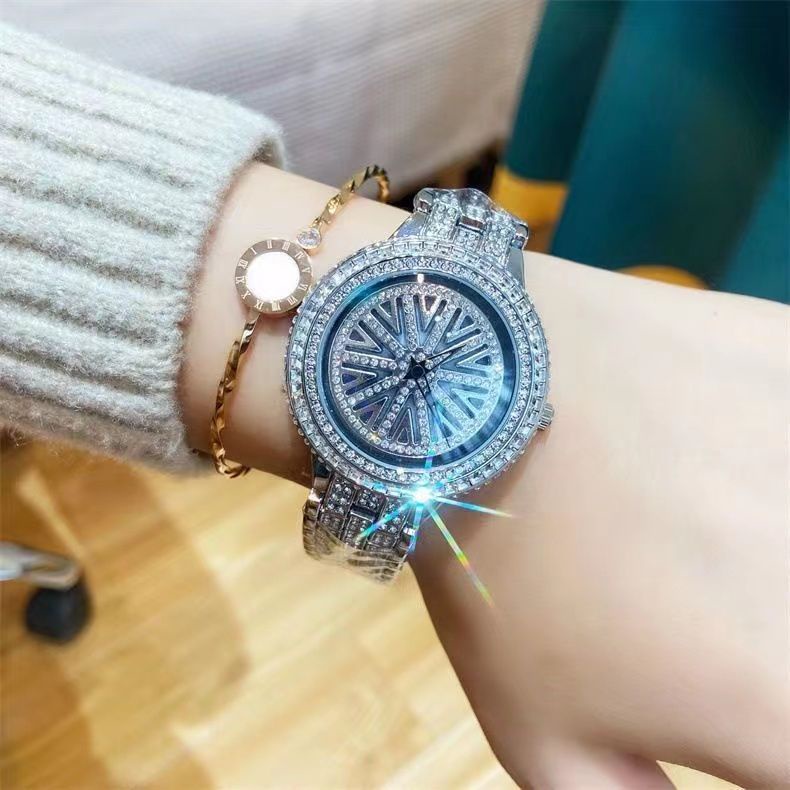 Đồng hồ xoay, Đồng hồ nữ kim cương, Đồng hồ sinh viên, ins