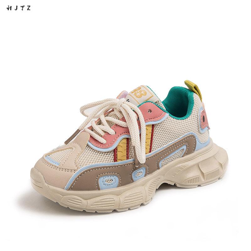 Giày Thể Thao Đế Mềm Chống Trượt Thoáng Khí Thời Trang Cho Bé