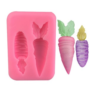 Khuôn silicone Tạo Hình Củ Cà Rốt Làm Bánh Kẹo diy