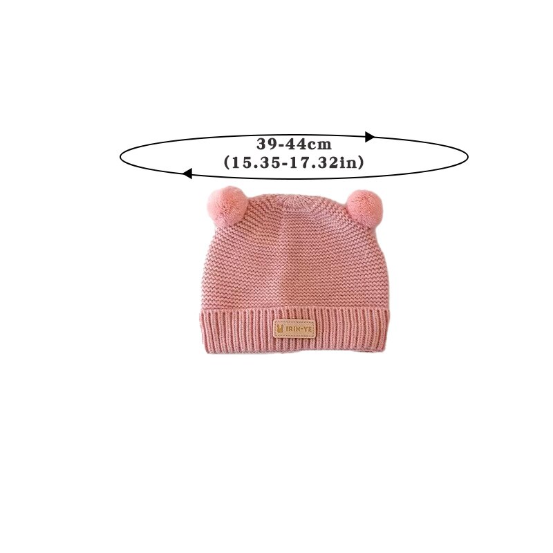 Mũ Len beanie Màu Trơn Dễ Thương Cho Bé 2-15 Tháng Tuổi