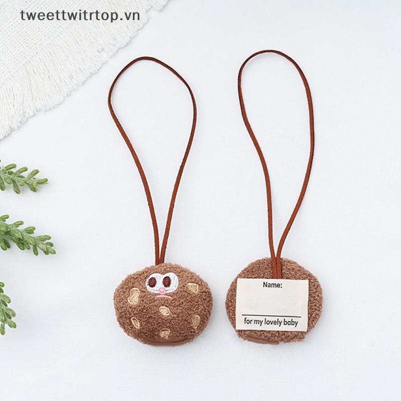 Tri Móc Khóa Hình Bánh Quy Socola Nhồi Bông Chống Thất Lạc Tiện Dụng vn