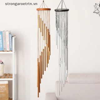 Chuông gió kim loại 18 ống phong cách bắc âu cổ điển