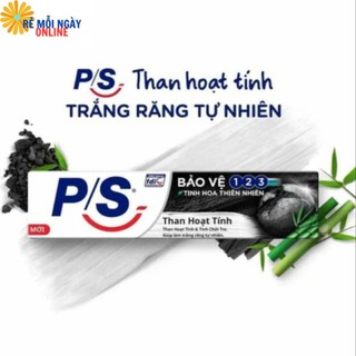 Kem Đánh Răng PS 123 Than Hoạt Tính 180g