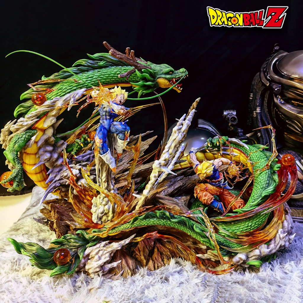 MH74 - Mô Hình Cao Cấp Son Goku Vs Vegeta Cao 35cm Cực Hot - Mô Hình Dragon Ball Super
