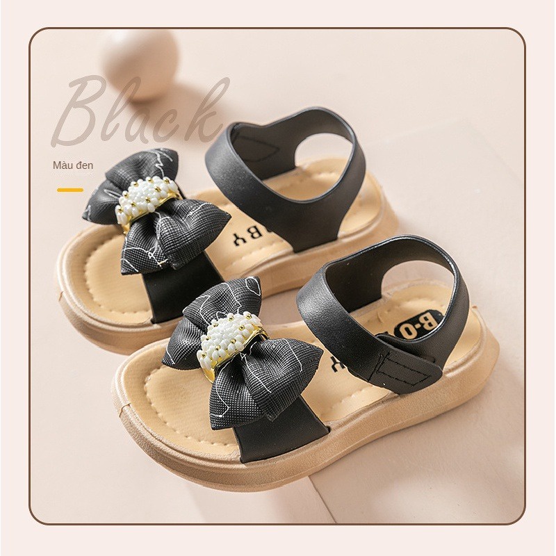 Giày Sandal Công Chúa Đế Mềm Dễ Phối Đồ Thời Trang Mùa Hè Cho Bé Gái