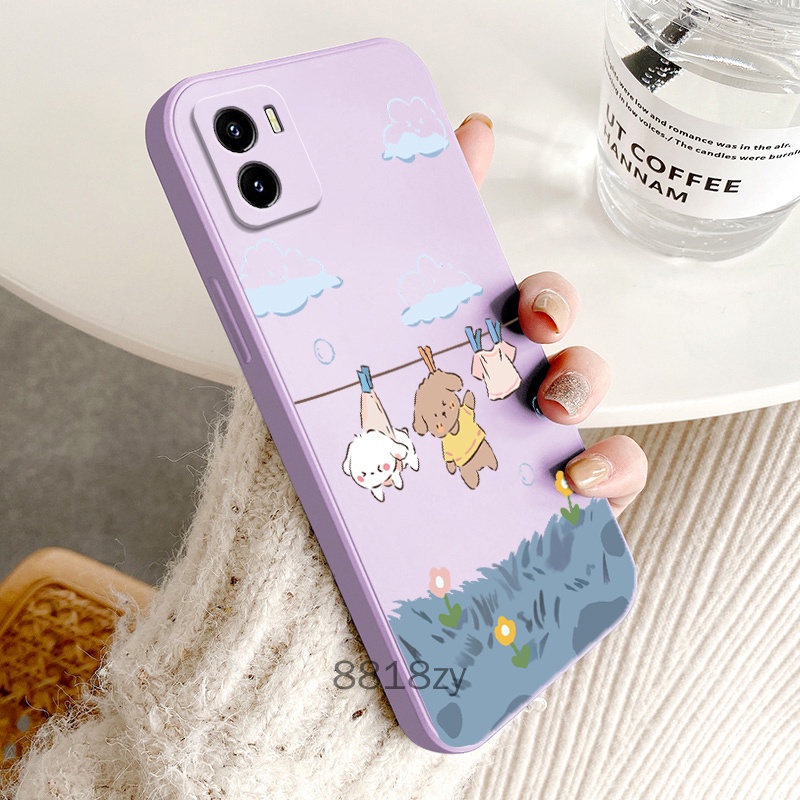 Ốp lưng vivo y15s y15a Ốp Điện Thoại tpu silicone Mềm Chống Rơi Vỡ In Hình Dễ Thương Kèm Dây Đeo Cho vivo y15s y15a
