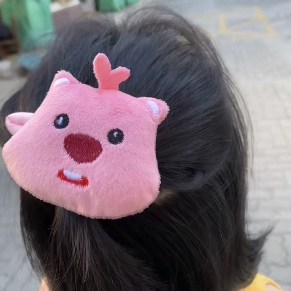 Ngàm Kẹp Tóc Bông Búp Bê Hoạt Hình Kẹp Tóc Mái Dễ Thương Cho Bé Gái