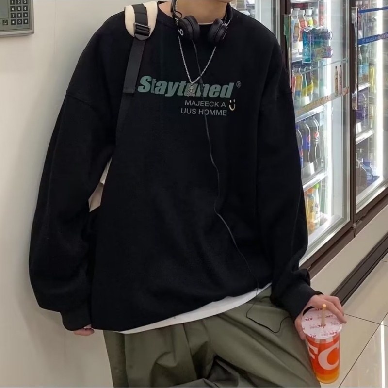 Áo hoodie Mùa Đông Phong Cách hip hop Đường Phố Hàn Quốc Cho Nam Cỡ Lớn m-8xl