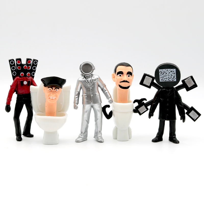 Skibidi Bộ Mô Hình Nhân Vật toilet Ngộ Nghĩnh Cho Bé