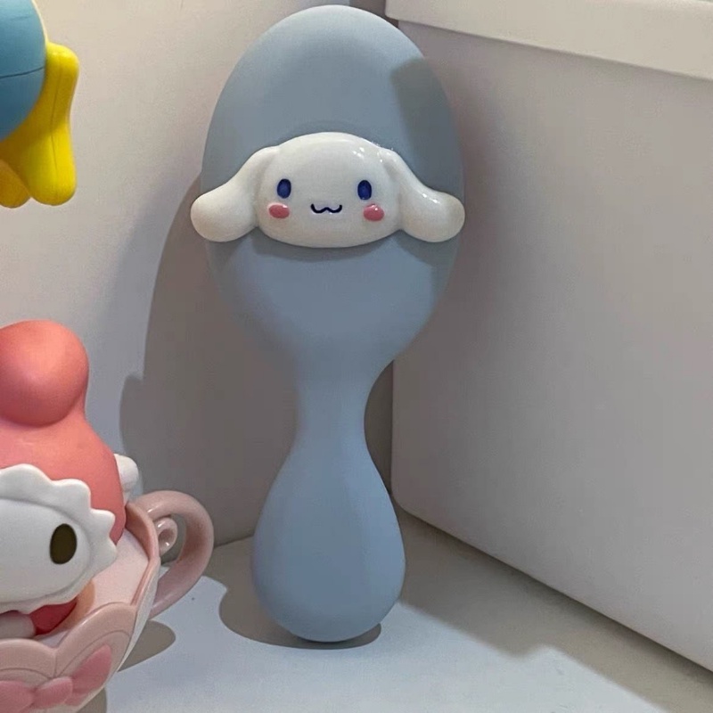 Sanrio Lược Chải Tóc mini Mềm Mại Mát Xa Da Đầu Hình kuromi hello kitty