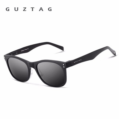 Guztag Kính Mát Phân Cực Mặt Vuông Gọng Nhôm Chống Tia uv400 Cho Nam Nữ g9201