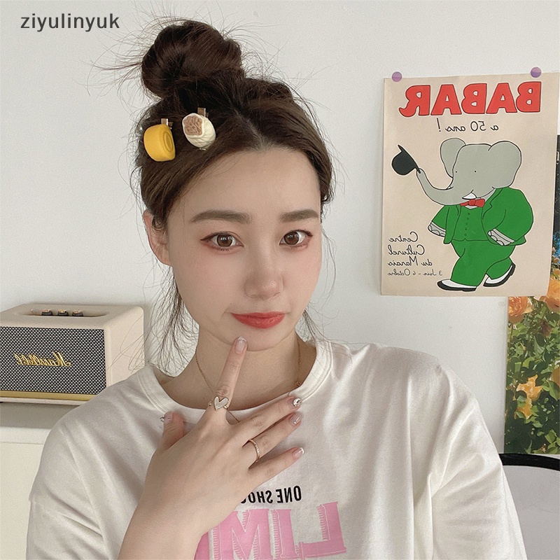 Ziyulinyuk Kẹp Tóc Hình Trái Tim Mềm Mại Dễ Thương Cho Nữ