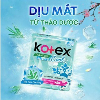 Combo 8 gói BVS Kotex Thảo dược Cool