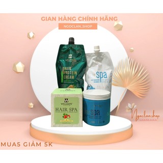 Hấp tóc phục hồi wellmate hair spa keratin 500ml - chính hãng