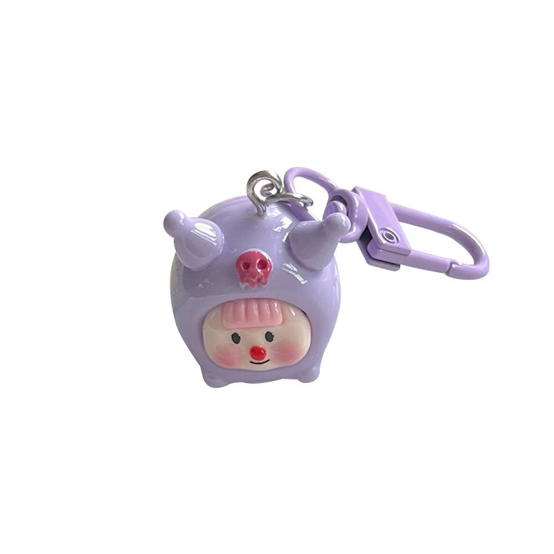 🌺🌺Móc Khóa Hình Mặt Em Bé Sanrio Cinnamoroll Kulomi Hoạt Hình Đáng Yêu