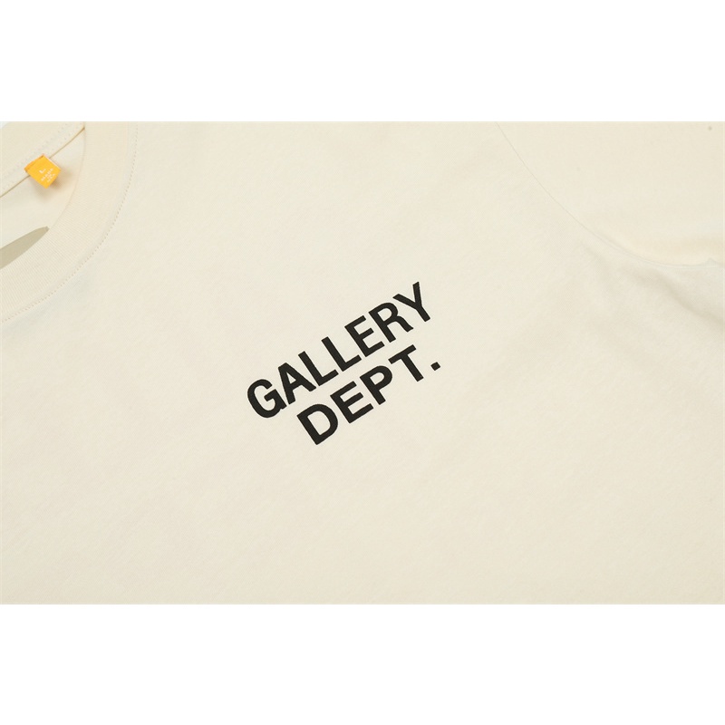 Áo Thun Cotton Tay Ngắn Dáng Rộng In Chữ GALLERY DEPT Thời Trang Cho Cặp Đôi