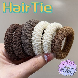 Dây Cột Tóc y2k Độ Co Giãn Cao Màu Trơn Đơn Giản Thời Trang Cho Nữ