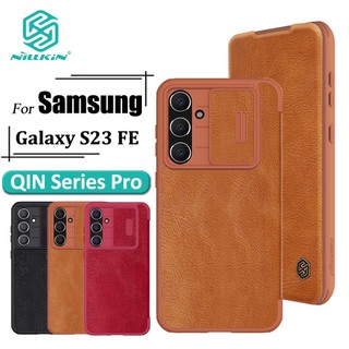 Nillkin Bao Da Điện Thoại Nắp Lật Chống Sốc Có Ngăn Đựng Thẻ Cho samsung galaxy s23 fe Giá Đỡ