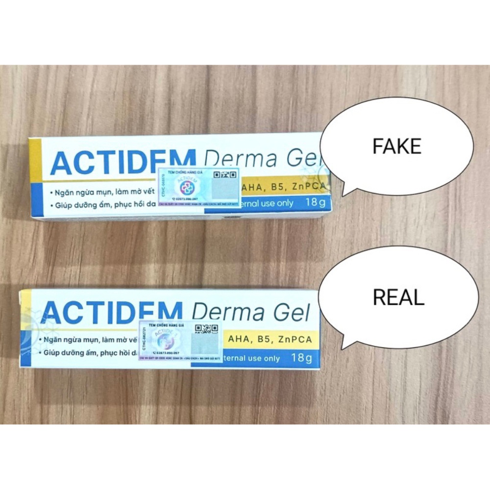 Kem giảm mụn, dưỡng ẩm da ACTIDEM Derma Gel 18gr