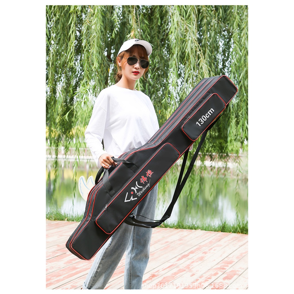 Túi Đựng Cần Câu Tay Đài Loan chống thấm nước Siêu Bền 2 và 3 ngăn cao cấp ANam-Fishing
