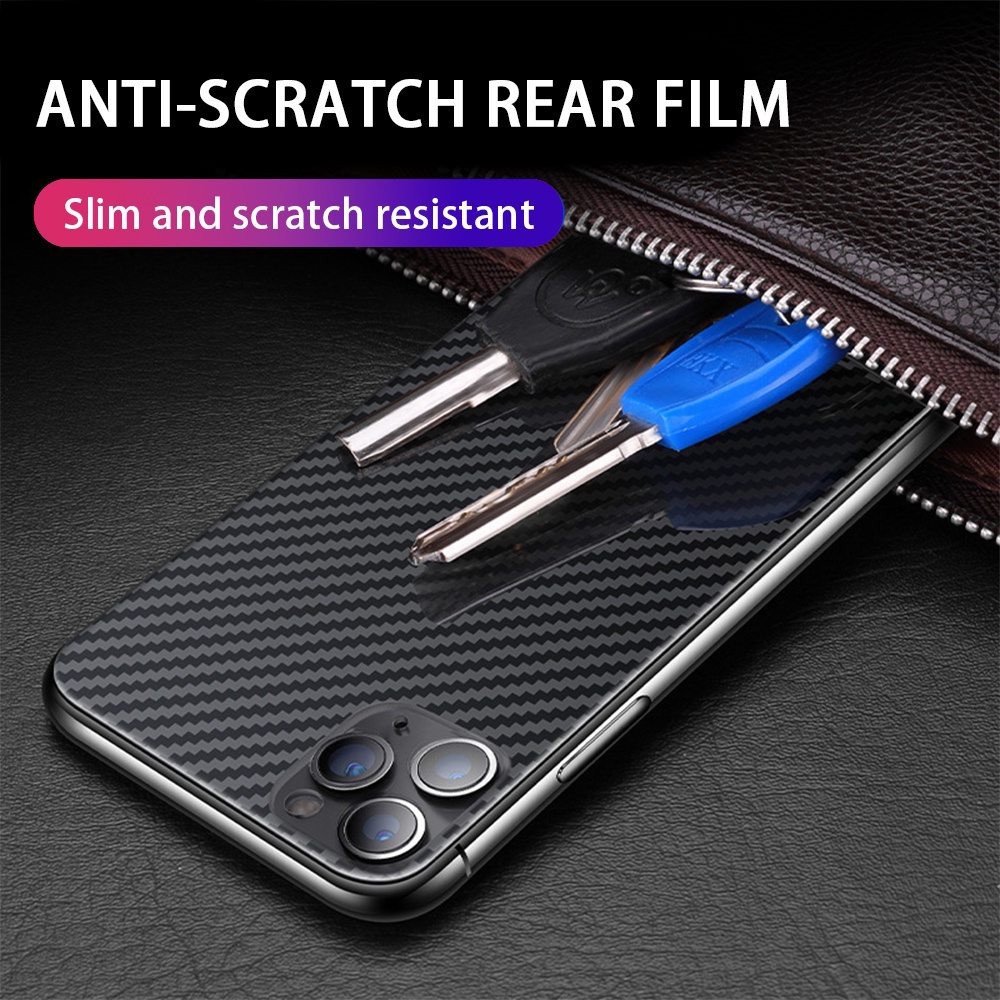 Miếng Dán Sợi carbon Mềm Cho iphone 14 13 12 11 pro max 14 plus
